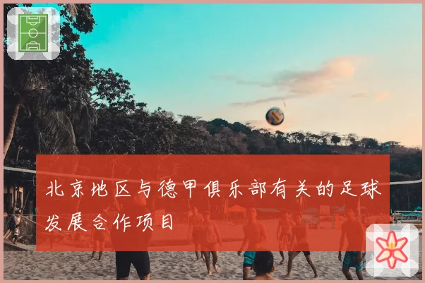 北京地区与德甲俱乐部有关的足球发展合作项目
